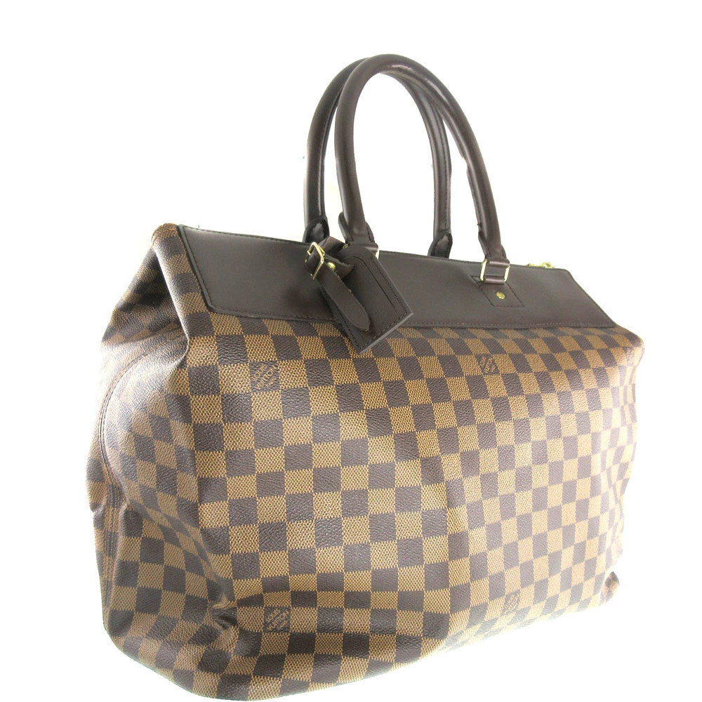 Louis Vuitton Ebene Brown Bag Business Travel Canvas Greenwich Damier Handbag